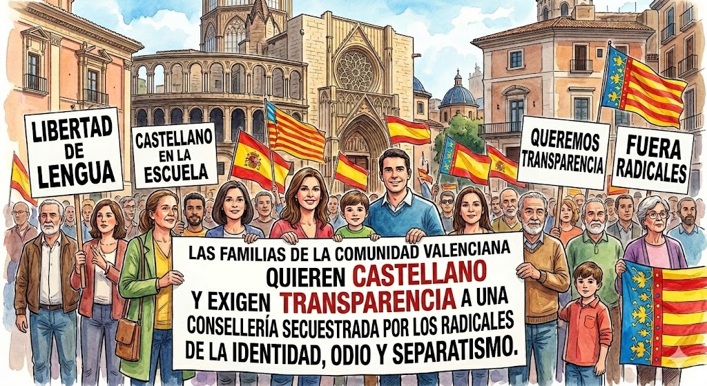 Las familias quieren castellano en educación